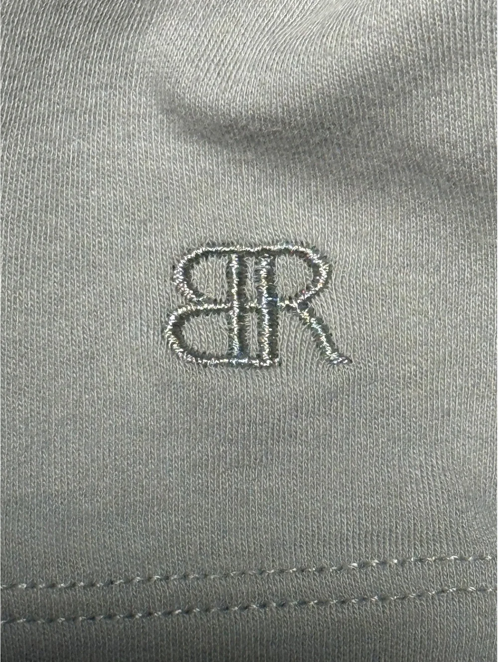 Banana Republic Light Gray Long Sleeve Polo Shirt XL